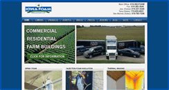 Desktop Screenshot of iowafoam.com
